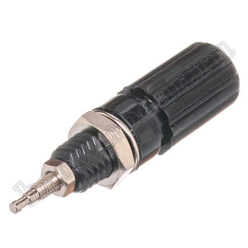 Клемма приборная для разъема Banana, тип 11 (гнездо), черная BP-11B фото 3