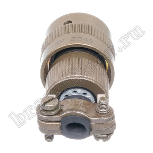 Разъём Amphenol серии 62IN, 8 контактов, вилка на кабель, тип 10,  байонетный 62IN-16F-10-8P фото 6