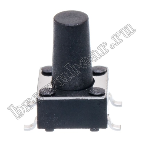 Кнопка тактовая SMD, 6х6 мм, h=9.5, 4 контакта фото 7