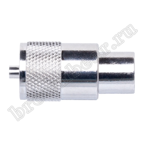 Разъем UHF вилка на кабель RG-8, накручивающийся UHF-U8 фото 2