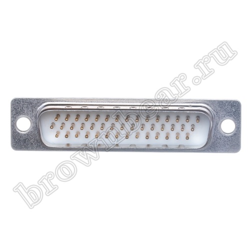 Разъем D-SUB 44 контакта, вилка на кабель, пайка DHS-44M фото 4