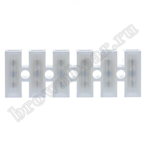 Клеммник ЗВИ зажим винтовой изолированный, 6 пар, 0.75 - 2.5 мм² TLB-100W-6P фото 5