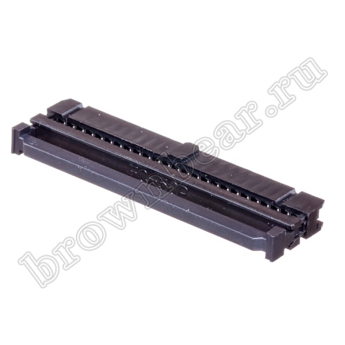 Разъем IDC 2х25 розетка на плоский кабель, шаг 2.54мм IDC-50 фото 2