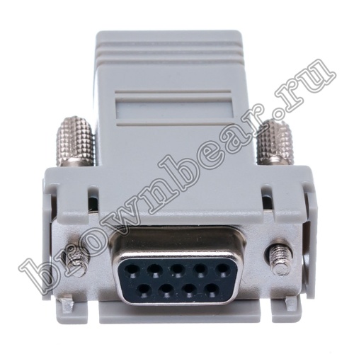 Переходник D-SUB 9 гнездо - RJ45 гнездо GC-9FT8 фото 3