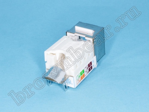 Модуль RJ-45 8P8C кат.5e, Keystone,  универсальный, экранированный, PCnet  фото 3