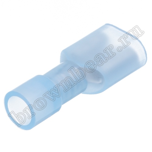 Клемма плоская обжимная 6.3 мм, гнездо на провод 1.5 - 2.5 мм², полностью изолированная, кратно 100шт., РПИ-М TAI-2MIF фото 3