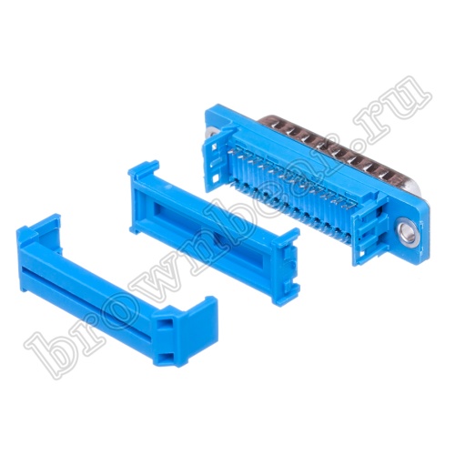 Разъем D-SUB 25 контактов, гнездо на плоский кабель DI-25F фото 2