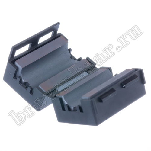 Ферритовый фильтр на кабель d 10 мм, корпус с защелкой фото 3