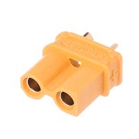 Разъем питания XT30 для АКБ, 2 контакта, розетка на кабель XT30U-F.G.Y