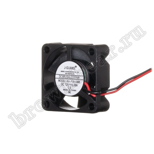 Вентилятор для корпуса 30х30х10, DC 12В, 0.09А,  подшипник качения, AV-F3010MB фото 7