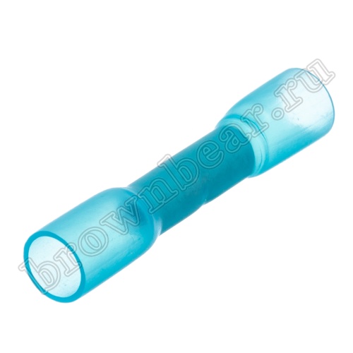 Соединительная гильза в термоусадке медная луженая под опрессовку на провод 1.5 - 2.5 мм², ГСИ, упаковка 100шт. TLC-2