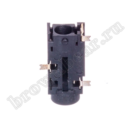 Разъём 3.5мм гнездо mini Jack на плату, поверхностный монтаж, стерео, 3 контакта AUB-36 фото 6