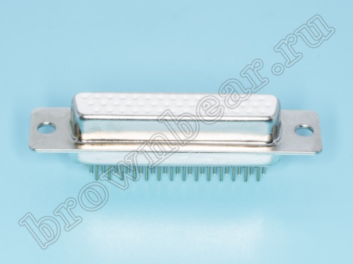 Разъем D-SUB  44 контакта, гнездо на плату, вертикальный DHB-44F фото 2