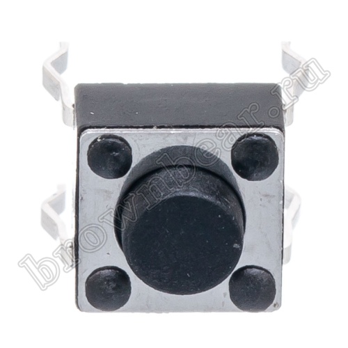 Кнопка тактовая 6х6 мм, h=5 мм, 4 контакта SWT-2-50 фото 4