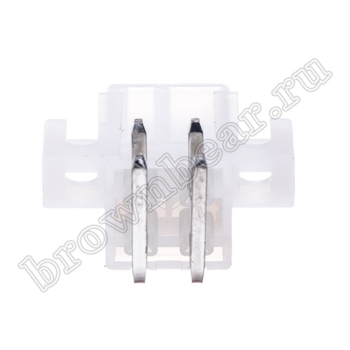 Разъем питания Mini-Fit 4 контакта, вилка на плату, прямой угол, под винты, шаг 4,2мм MF-4MRB фото 2