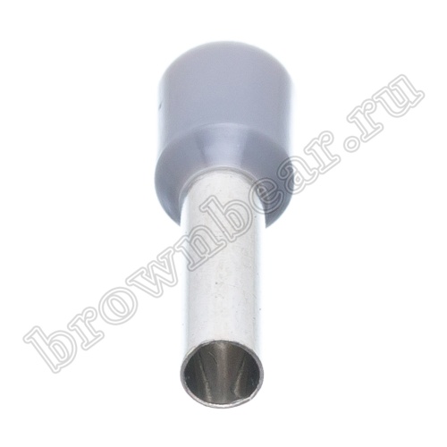 Кабельный наконечник штыревой втулочный изолированный НШВИ 12 мм, под опрессовку на провод 4.0 мм², упаковка 100шт. TIC-4.0-12 фото 2