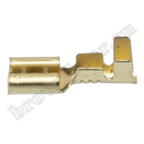 Клемма плоская обжимная 4.8 мм, гнездо на провод 1.3 - 2.0 мм², кратно 100шт., РП-М TA5-3.5FO фото 5