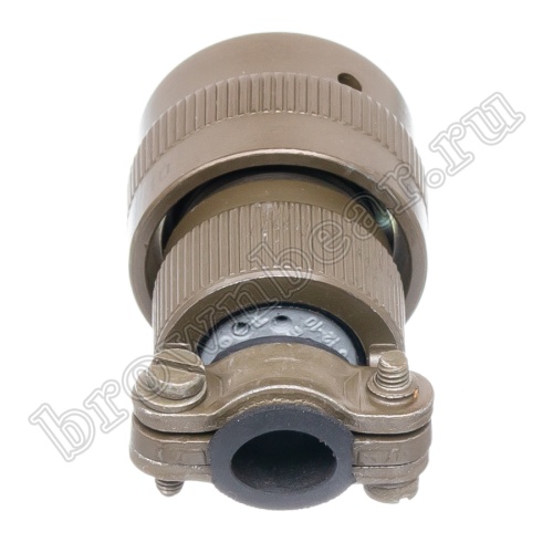 Разъём Amphenol серии 62IN, 10 контактов, вилка на кабель, тип 12, байонетный 62IN-16F-12-10P фото 6