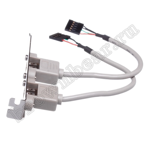 Планка USB, 2 порта тип А - 2хBLS-5 SCUA-21 фото 2