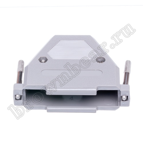 Корпус разъема D-SUB 37 контактов с удлиненными винтами, серый DPT-37C фото 5