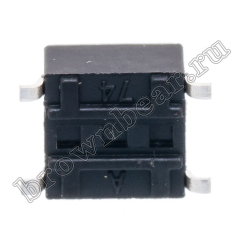 Кнопка тактовая SMD, 6х6 мм, h=5 мм, 4 контакта фото 5