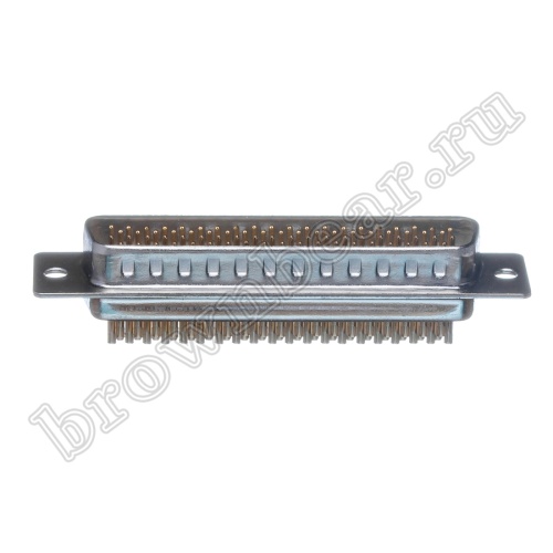 Разъем D-SUB  78 контактов высокой плотности, вилка на кабель, пайка, тип 2 DHS-78M фото 7