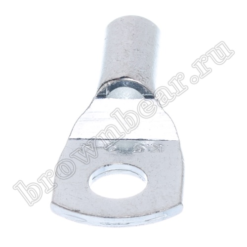 Клемма кольцевая обжимная тип "O" прямоугольная 4.3 мм на провод 2.5 - 4.0 мм², неизолированная, кратно 100шт. TRC-3.5-4 фото 4