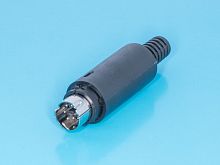 Вилка mini DIN 7 контактов на кабель MDN-7M