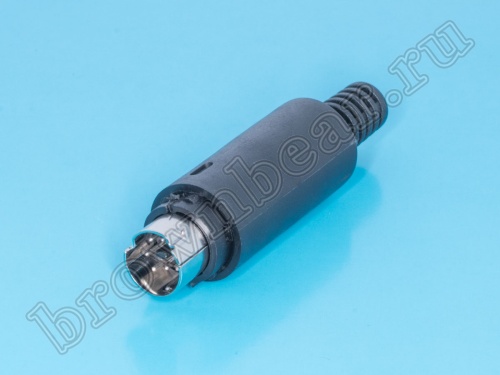 Вилка mini DIN 7 контактов на кабель MDN-7M