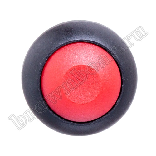 Кнопка влагозащищенная IP67 без фиксации, 12мм круглая на блок, НР, красная PSW-7-R фото 3