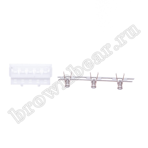 Разъем питания 5 контактов, гнездо на кабель, шаг 2.0 мм MU-5F фото 2