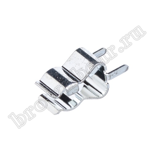 Держатель предохранителя  5х20мм цилиндрического, на плату 