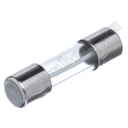 Предохранитель 5х20 мм, цилиндрический, стеклянный, с задержкой, 1А/250В (GSL)