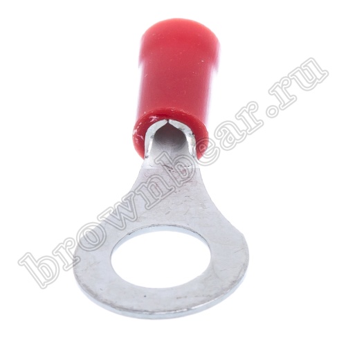 Клемма кольцевая обжимная тип "O" 6.4 мм, на провод 0.25 - 1.5 мм², изолированная, кратно 100шт. TRI-1.25-6 фото 4