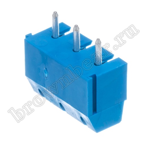 Клеммник винтовой на плату, 3 контакта, 5.0 мм TB-12B фото 7