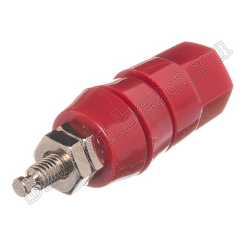 Клемма приборная для разъема Banana, тип 9 (гнездо), красная BP-9R фото 4