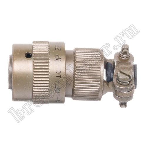 Разъём Amphenol серии 62IN, 8 контактов, вилка на кабель, тип 10,  байонетный 62IN-16F-10-8P фото 7