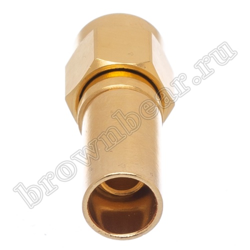 Разъем RP-SMA Amphenol, гнездо на кабель RG-58, обжимной, позолоченный 132113RP фото 5