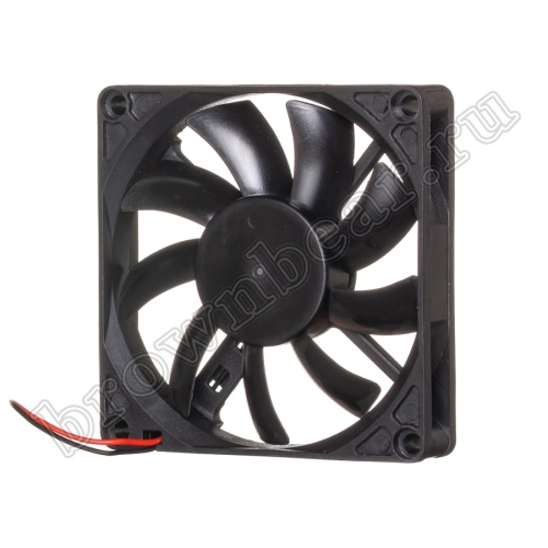 Вентилятор для корпуса 80х80х15, DC 12В, 0.11А,  подшипник качения, AV-F8015MB12 фото 3