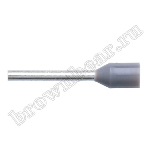 Кабельный наконечник штыревой втулочный изолированный НШВИ 12 мм, под опрессовку на провод 0.75 мм², упаковка 100шт. TIC-0.75-12 фото 3
