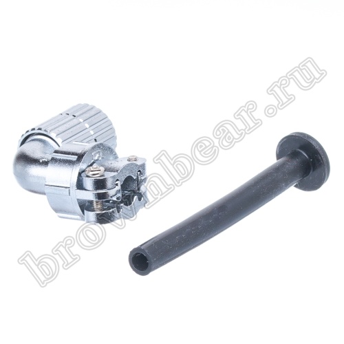 Разъём М14 3 контакта вилка на кабель, прямой угол фото 3