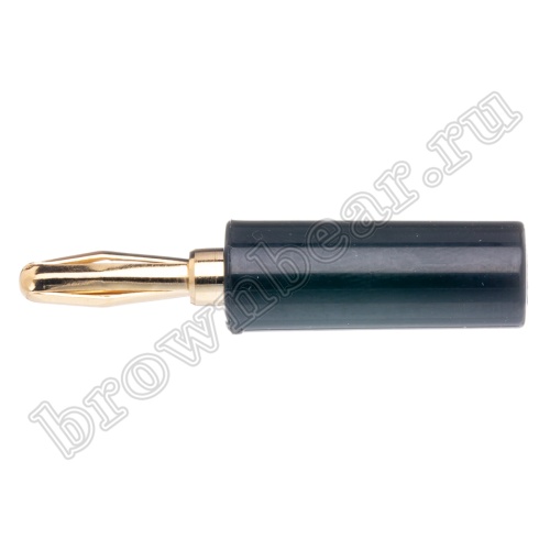 Разъем Banana штекер, тип 4, черный TS-4B фото 4