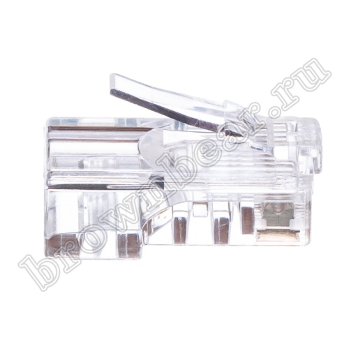 Разъём RJ-45 8P8C, для круглого многожильного кабеля TPR-8P8C фото 3