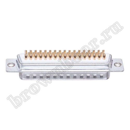 Разъем D-SUB 50 контактов, вилка на кабель, пайка DB-50M фото 6