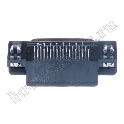 Разъем D-SUB  26 контактов высокой плотности, вилка на плату, прямой угол 7.2мм DHR-26M фото 4