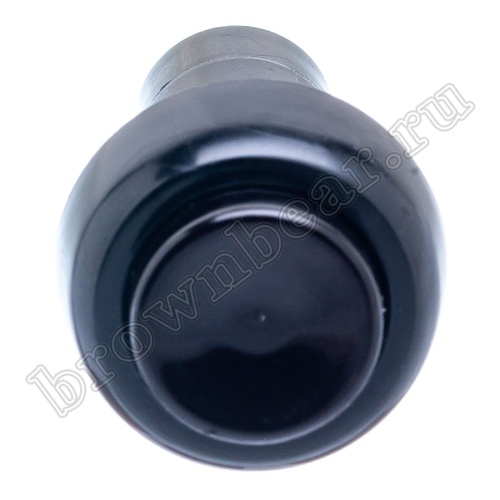 Кнопка без фиксации, круглая на блок, НР, 220В, черная PSW-6M-B фото 6