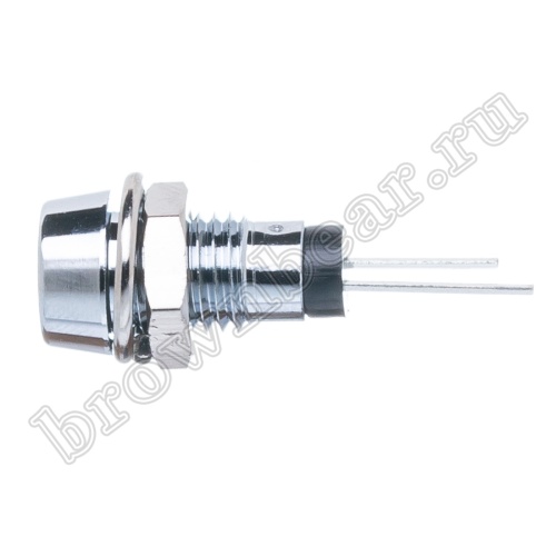 Светодиод в корпусе индикаторный, зеленый, 12.0 mcd фото 2