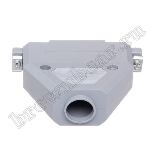 Корпус разъема D-SUB 37 контактов, серый, тип 2 DP-37C фото 4