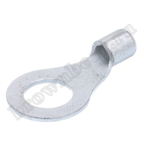 Клемма кольцевая обжимная тип "O" 8.4 мм, на провод 4.0 - 6.0 мм², неизолированная, кратно 100шт. TR-5.5-8
