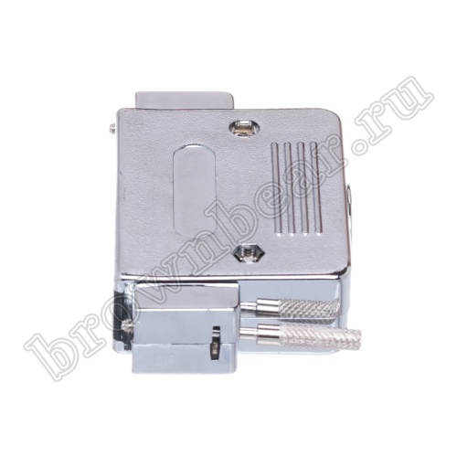 Корпус разъема D-SUB  50 контактов с удлиненными винтами,  металлизированный DNT-50C фото 5